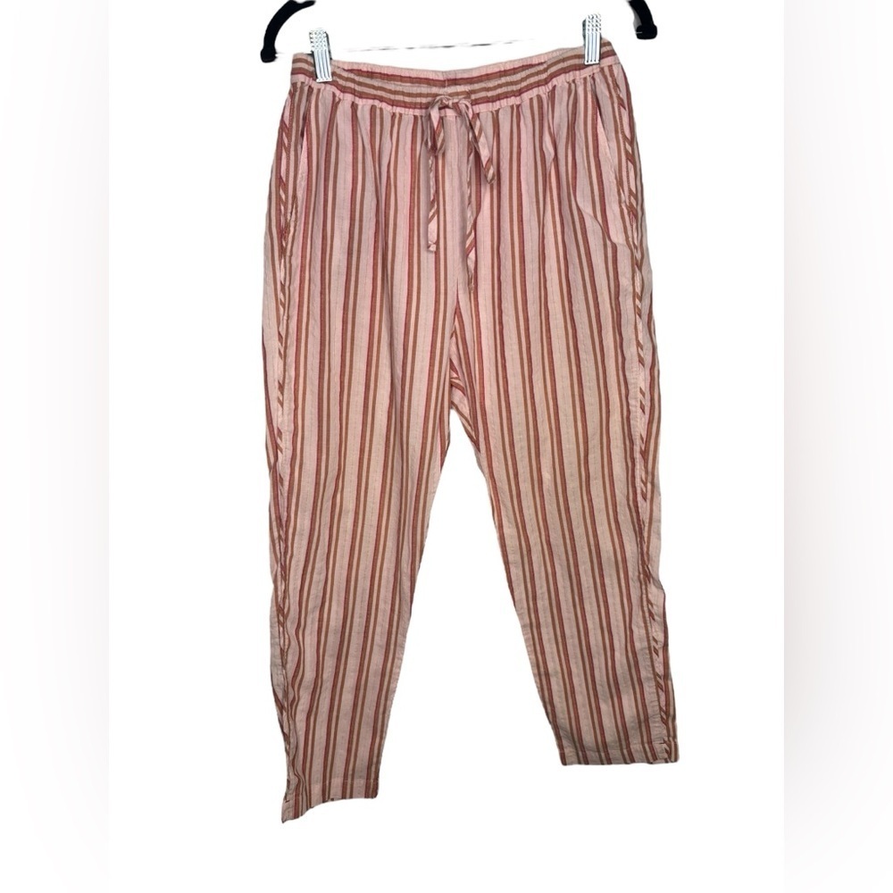 Xirena Lightweight Cotton Blend Elastic Drawstring Waist Casual Lounge Pant Med
